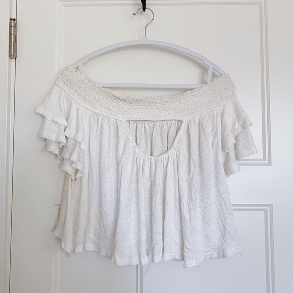 Free People flowy off the shoulder top - Picture 2 of 3